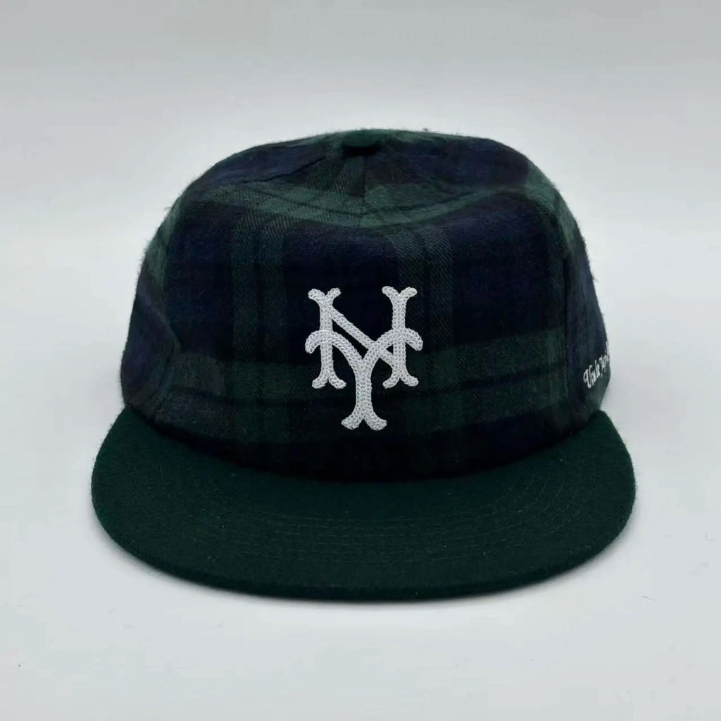 New York Mets Plaid cap (Green Brim)