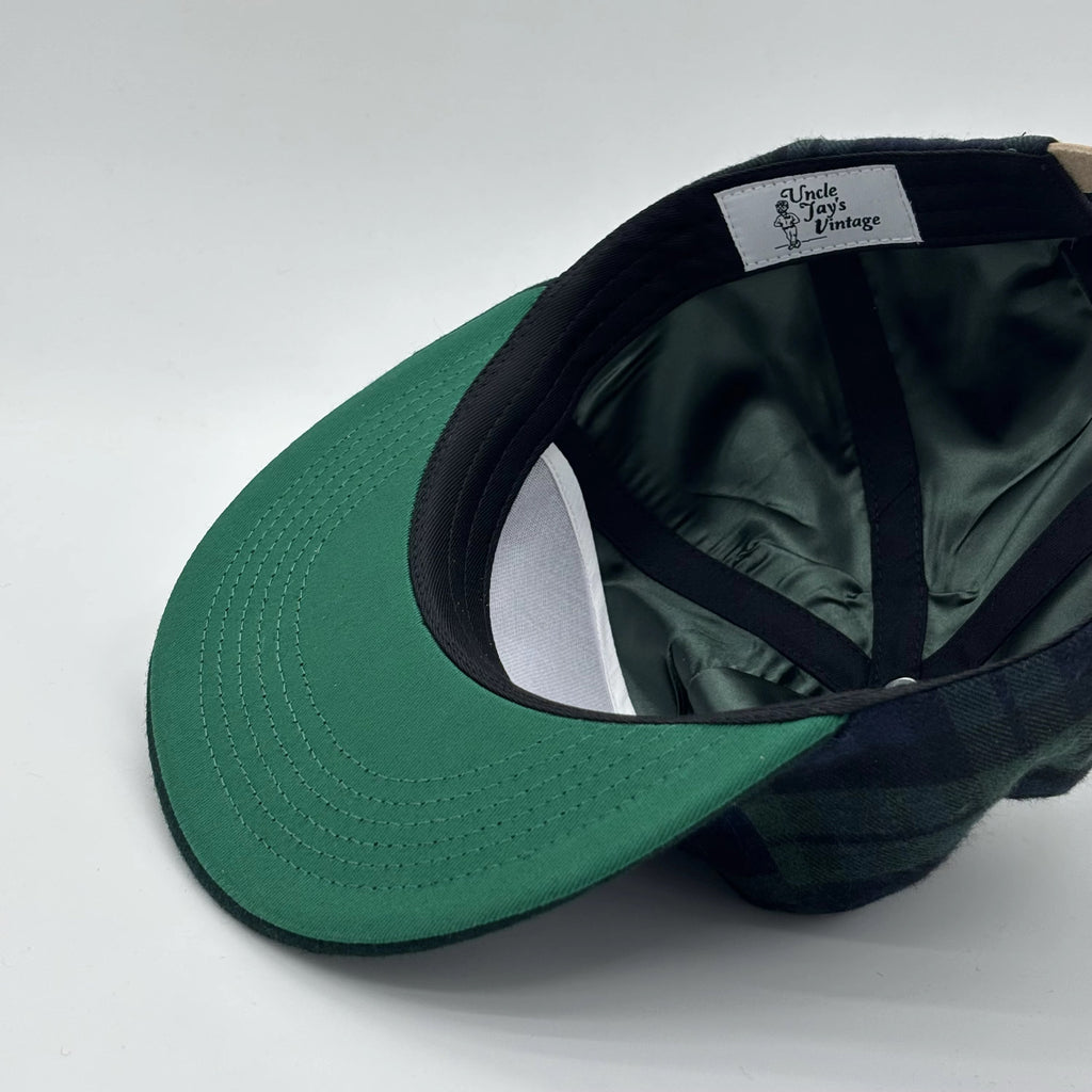 New York Yankees Plaid cap (Green Brim)