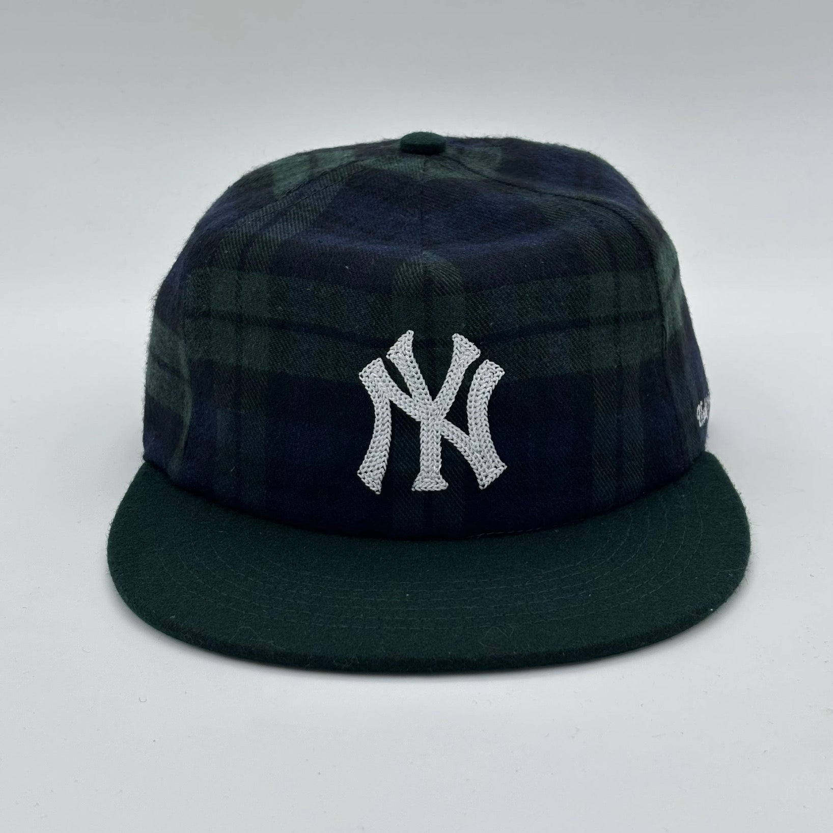 New York Yankees Plaid cap (Green Brim)