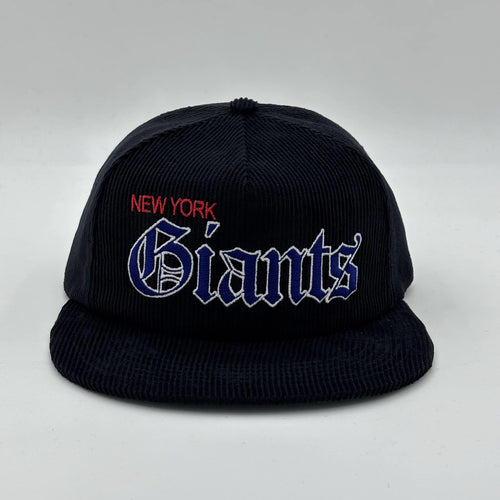 New York Giants Old English Corduroy Cap