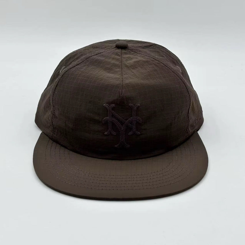 New York Mets Ripstop Nylon Cap (Brown)