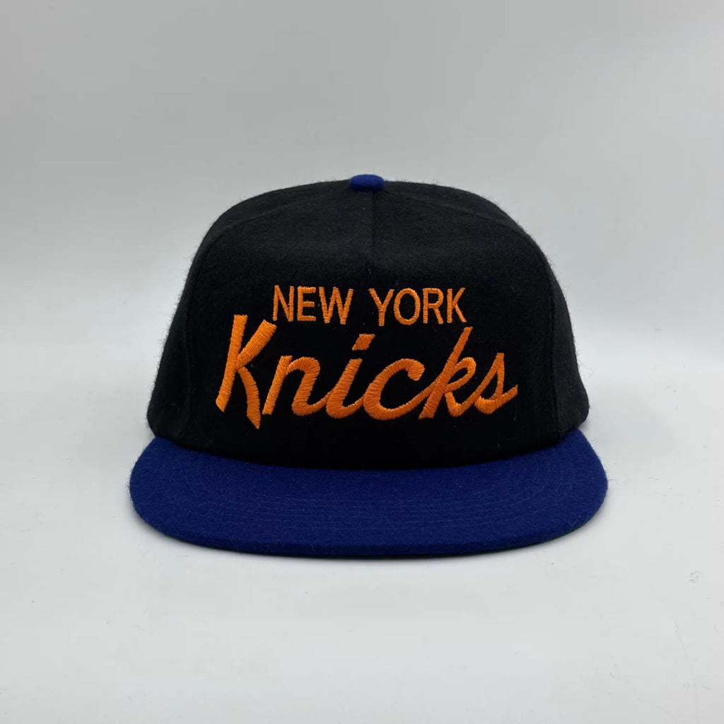 New York Knicks Two-Tone Script Cap
