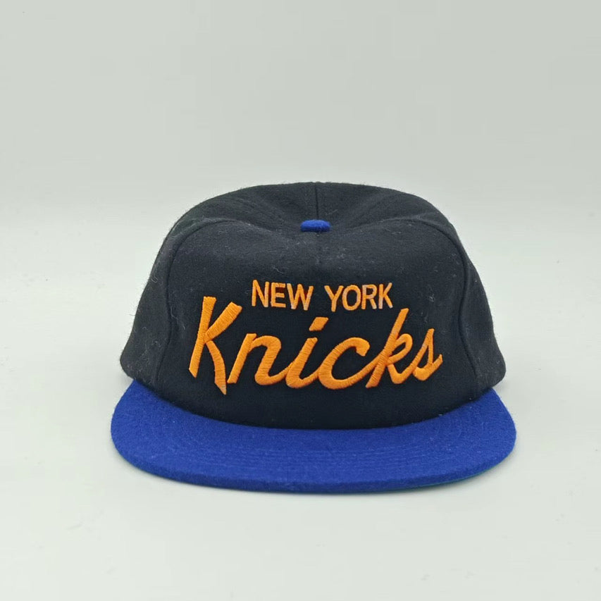 New York Knicks Two-Tone Script Cap