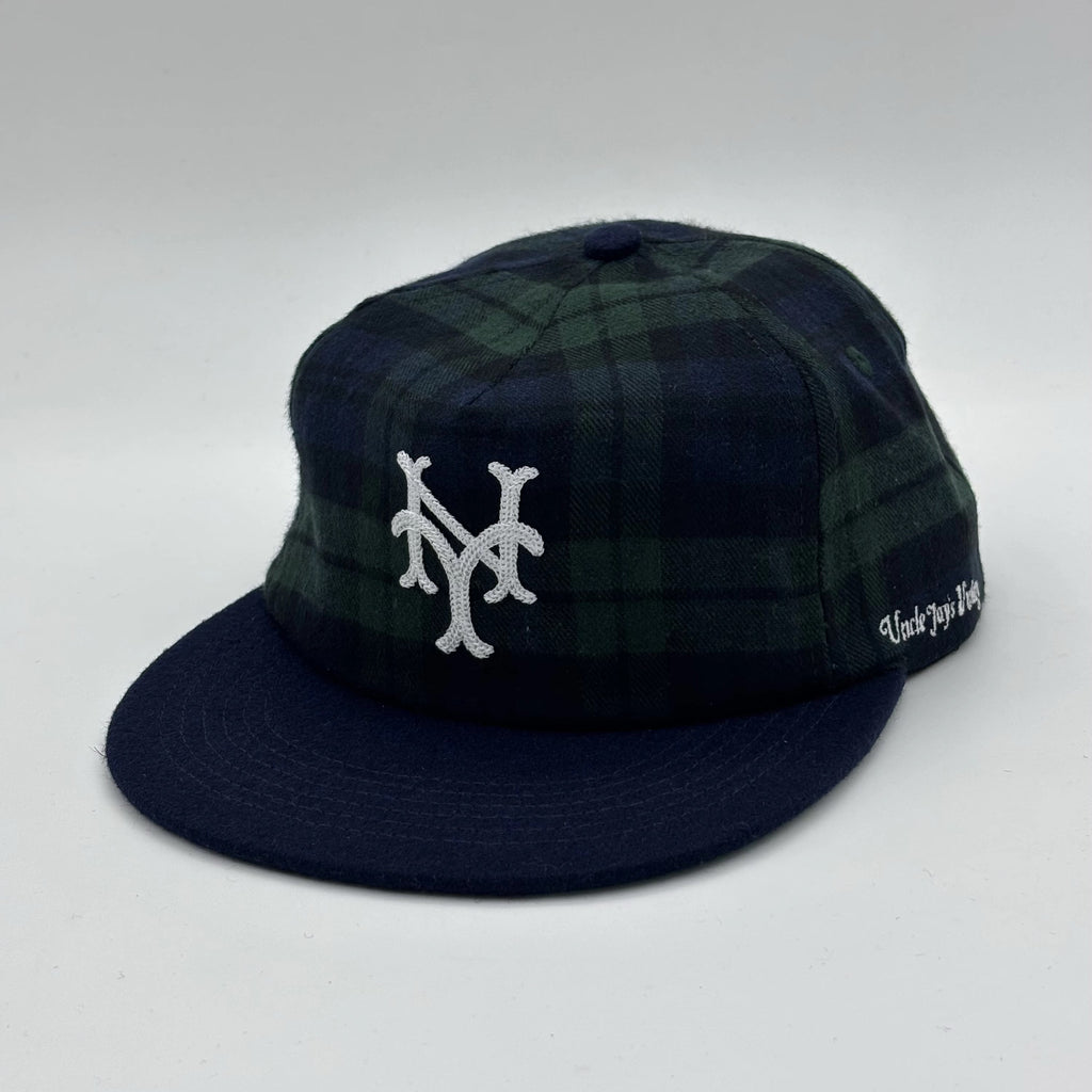New York Mets Plaid cap (Navy Blue Brim)