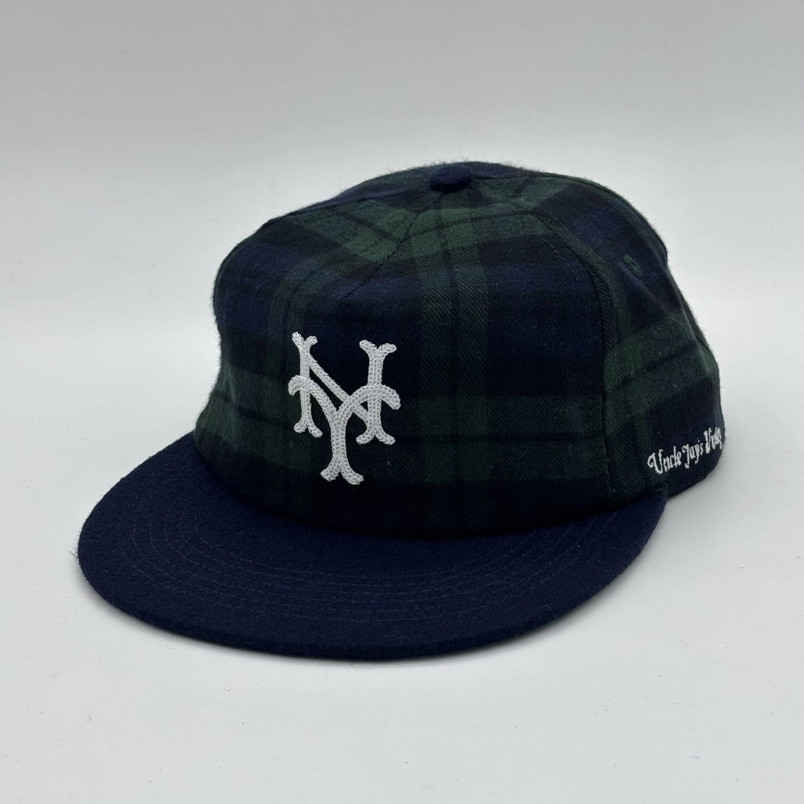 New York Mets Plaid cap (Navy Blue Brim)