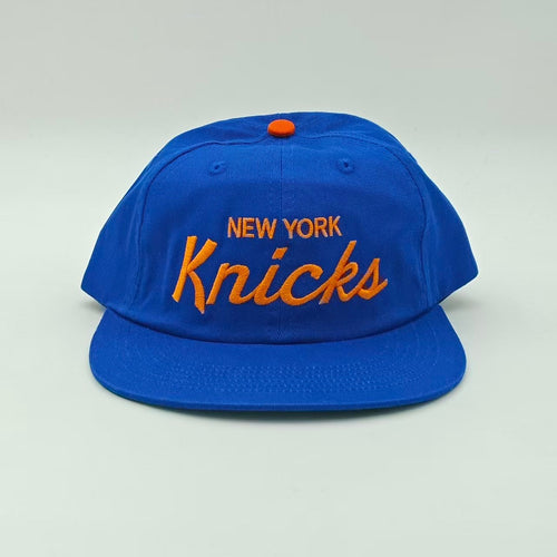 New York Knicks Cotton Twill Script Cap